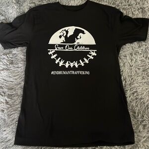 Humanity tee XS black unisex Save Our Children 30-32 #EndHumanTrafficking 🌎 NEW